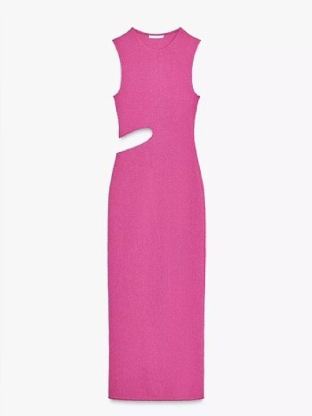 Zara Pink Cutout Maxi Dress